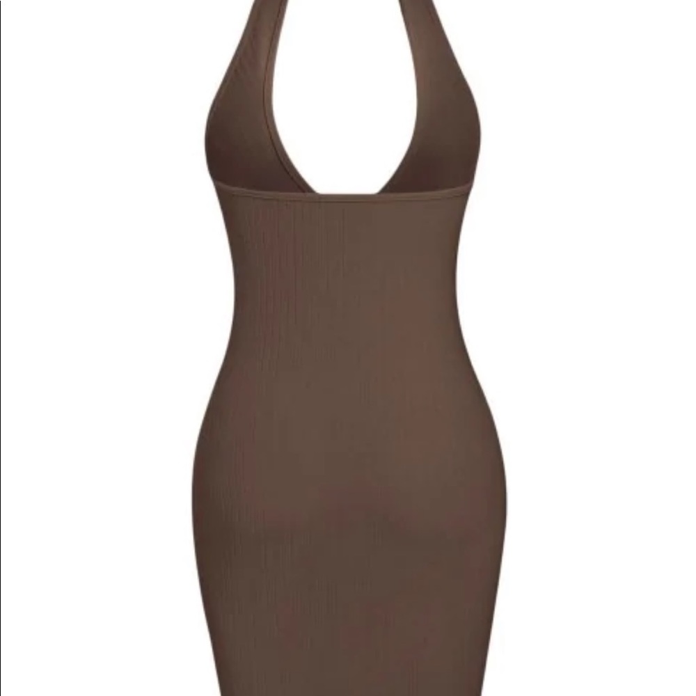 Very cute brown midi Dress. Brand New with tags